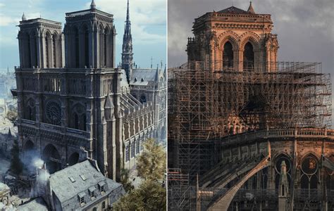 assassin's creed used to rebuild notre dame